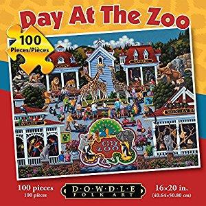Dowdle Puzzle Day at the Zoo (100 pcs)