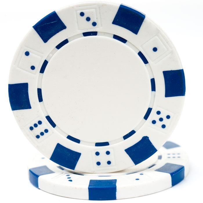 Poker Chips White / Jetons de poker blancs