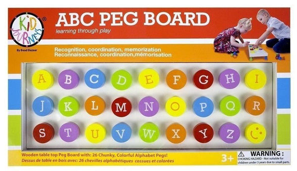 Bead Bazaar ABC pegboard