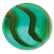 House of Marbles Windmill Turquoise with golden-brown / dorées-brunes 16mm