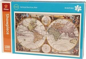 Antique Nautical Map 1000Pc Puzzle / Puzzle de 1000 pièces représentant une carte nautique ancienne