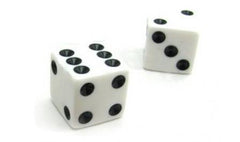 Dice Pair 12mm / Paire de dés de 12 mm