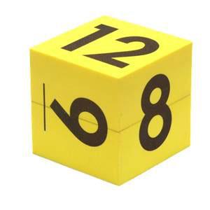 Dice Foam Numbers 7 - 12 / Dés en mousse numérotés de 7 à 12