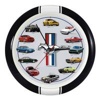 Mustang Cars Clock