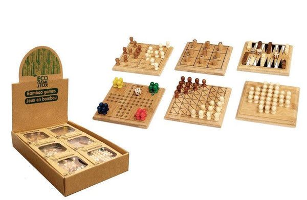 Bamboo Board Game Ludo - Jeu de société Ludo en Bamboo
