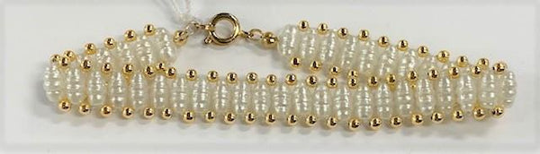 Pearl & Gold Bracelet
