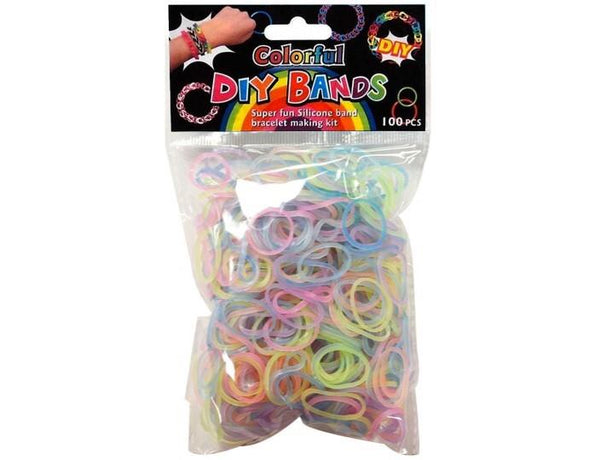 DIY Bands Bracelet 100 PCS Glow in the Dark