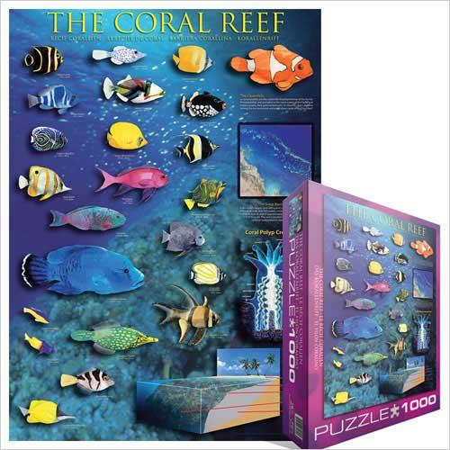 Eurographics Puzzle The Coral Reef / Casse-tête le récif de corail (1000pcs)