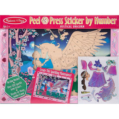 Melissa & Doug Peel Press Unicorn / Autocollant Licorne à Décoller et Presser