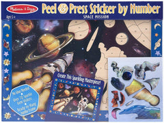 Melissa & Doug Peel Press Space / Autocollants d'espace de presse à décoller