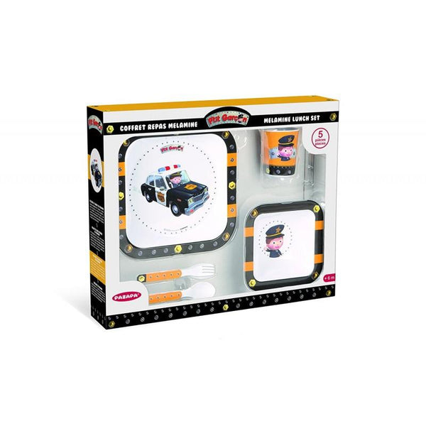 Melamine Meal Box Set Police