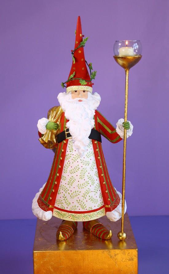 Dash Away Nicholas Santa Candle Holder (Montreal, In-Store or Pickup ONLY)