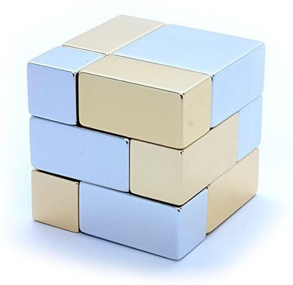 Playable Art Metal Cube (Gold/Silver)