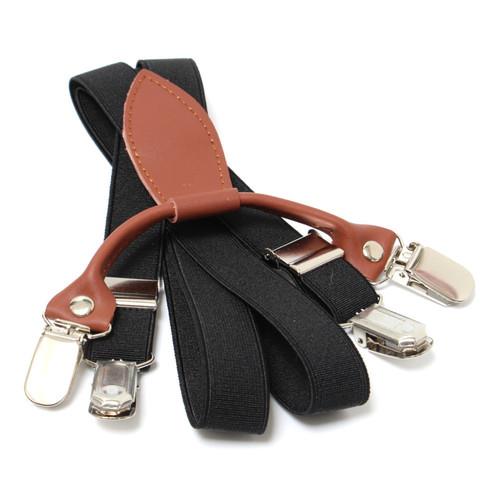 Baby Suspenders Sergio (Black) / Bretelles bébé (noires)