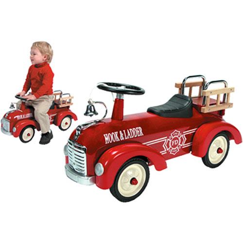 Metal Speedster Fire Truck (Montreal, In-Store or Pickup ONLY)