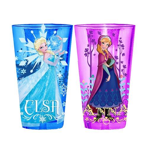 Disney Frozen Anna and Elsa Pint Glass 2-Pack