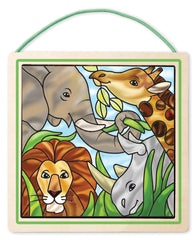 Melissa & Doug Stained Glass Safari / Safari en vitrail