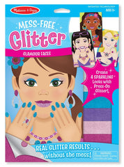 Melissa & Doug Mess-Free Glitter Glamour Faces / Maquillage glamour scintillant sans dommage