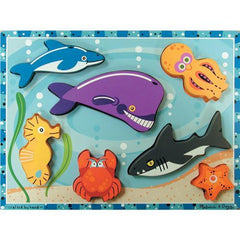 Melissa & Doug Sea Creature Chunky Puzzle / Casse-tête épais sur le thème des créatures marines