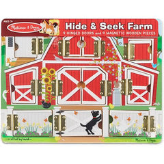 Melissa & Doug Hide and Seek Magnetic Board Farm  /  Ferme de jeux de cache-cache avec tableau magnétique