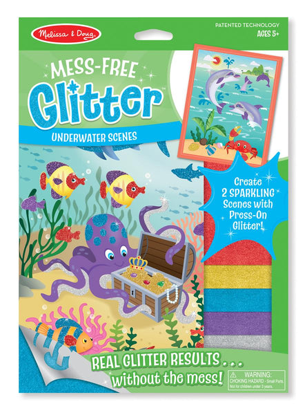 Melissa & Doug Mess-Free Glitter Underwater Scenes