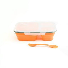 Paderno Collapsible Silicone Lunch Box Orange / Boîte à lunch pliable en silicone orange