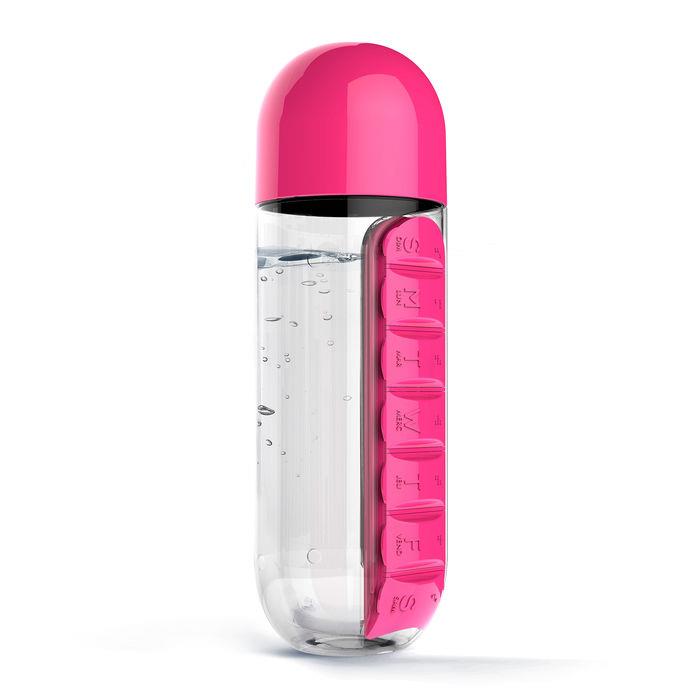 Asobu Pill Bottle Organizer Pink / Organisateur de piluliers roses