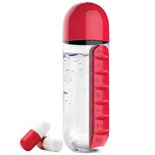 Asobu Pill Bottle Organizer Red