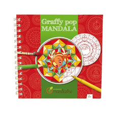 Avenue Mandarine Graffy Pop Mandala Christmas / Livre à colorier Graffy Pop Manada Noël