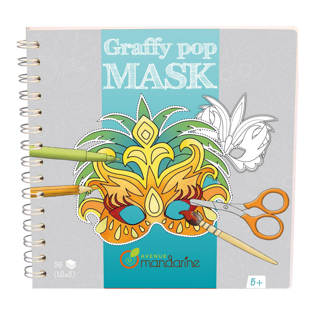 Avenue Mandarine Graffy Pop Rio Masks / Masques Graffy Pop Rio