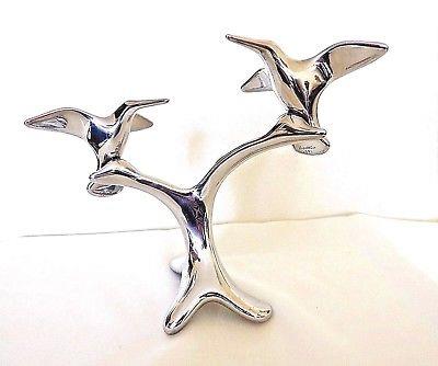 Hoselton Two Hummingbirds on a Stand Figurine