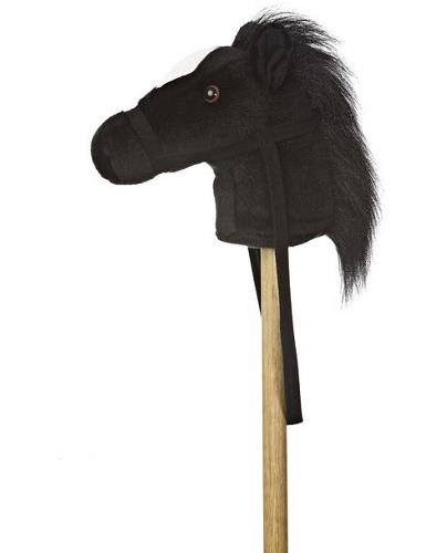 Aurora Giddy Up Pony Black Plush - Poney Noir Peluche 37''
