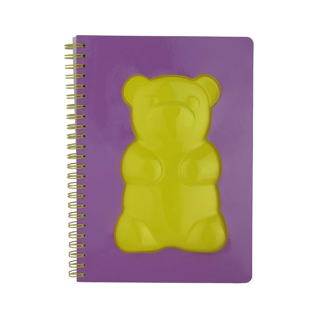 Gummy Bear Journal Yellow / Journal Oursons gélifiés jaune