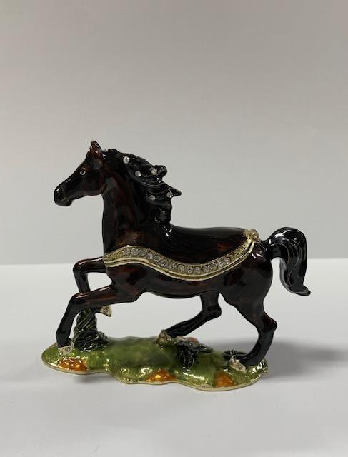 Brown Horse Jewelry Box