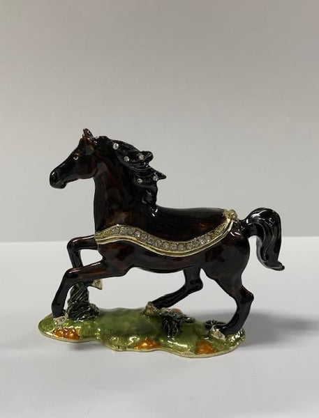 Brown Horse Jewelry Box