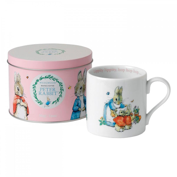 Peter Rabbit Mug & Tin Pink