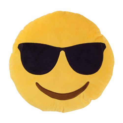 Emoji Large Pillow - Sunglasses /  Emoji gros oreiller - Lunettes de soleil