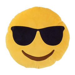 Emoji Large Pillow - Sunglasses /  Emoji gros oreiller - Lunettes de soleil