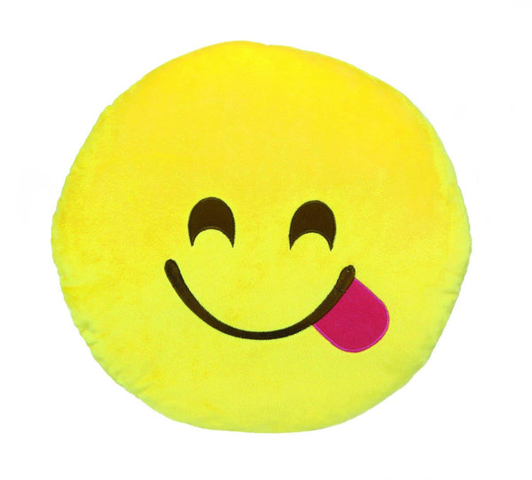 Emoji Large Pillow Savouring Food