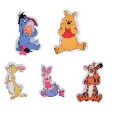 Winnie The Pooh 5 Wall Stickers  /  Winnie l'Ourson 5 autocollants muraux