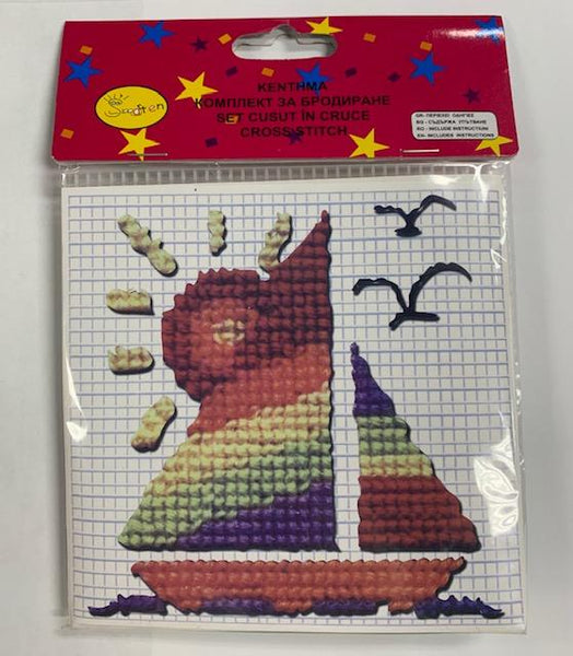 Cross Stitch Boat