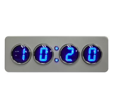 LED Silver Clock