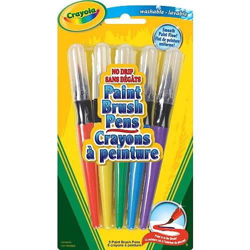 Crayola Washable No Drop Paint Brush Pens