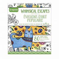 Crayola Adult Colouring Book Whimsical Escape / Livre de coloriage pour adultes Crayola : Évasion fantaisiste