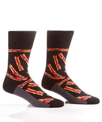 Yo Sox Men Socks Bacon / Chaussettes Yo Sox pour hommes, motif bacon
