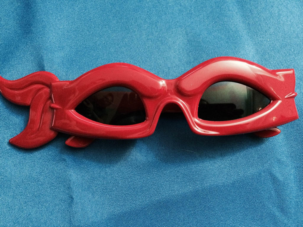Teenage Mutant Ninja Turtles Raphael Sunglasses Costume (Red)