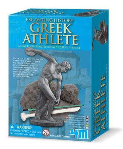 Greek Dig and Discover Disk Statue