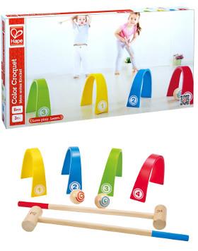 Hape Rainbow Croquet Caddy (Montreal, In-Store or Pickup ONLY)