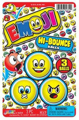 Emoji Bouncy Balls (pack of 3) (Yellow v.1) / Balles rebondissantes Emoji (paquet de 3) (Jaune v.1)