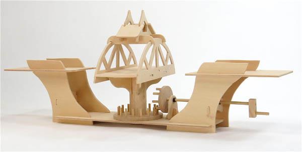 Pathfinders Wooden Swing Bridge